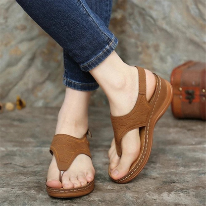 Sandalias de piel para mujer