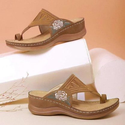 Sandalias de cuña para mujer