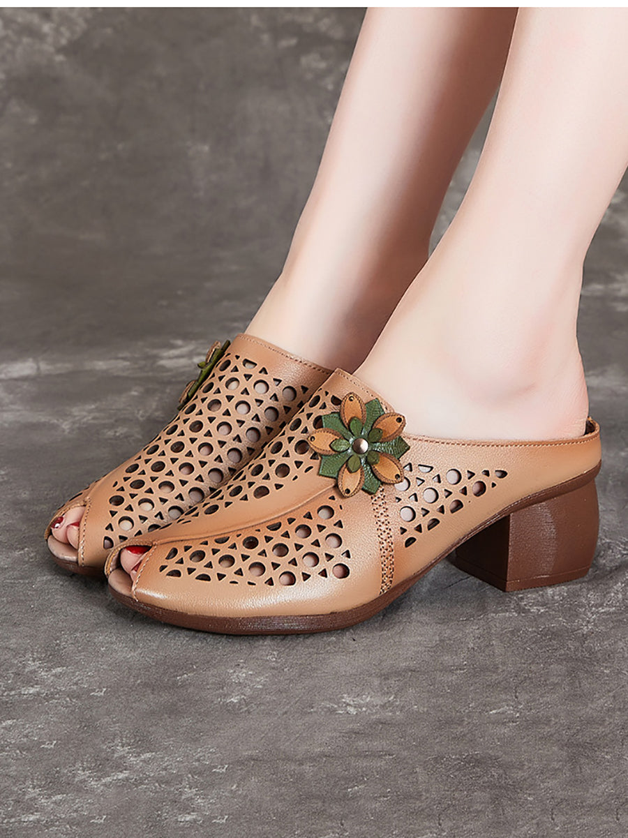 Sandalias de tacón para mujer