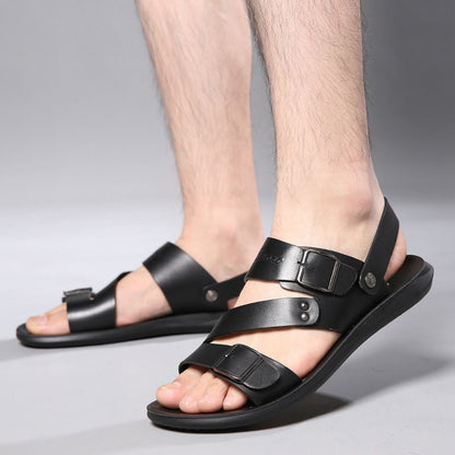 Sandalias de piel para hombre