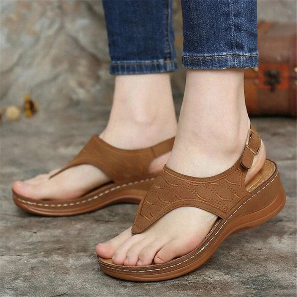 Sandalias de piel para mujer