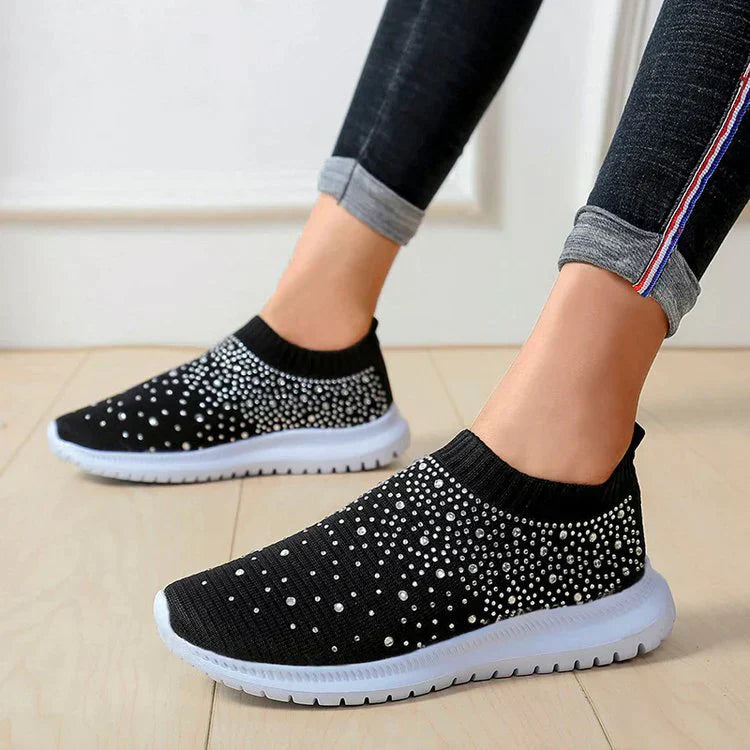 Vulcanised Shoes Sneakers Women's Trainers Sneakers de punto Women's Slip-on