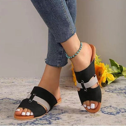 Sandalias de dedo abiertas para mujer