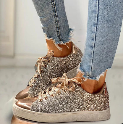 Glitter Zapatillas Casual Mujer