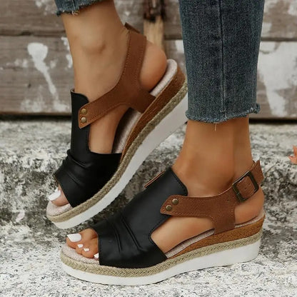 Sandalias de cuña bohemias