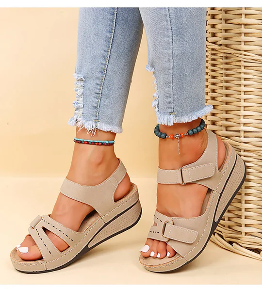 Sandalias de cuña para mujer