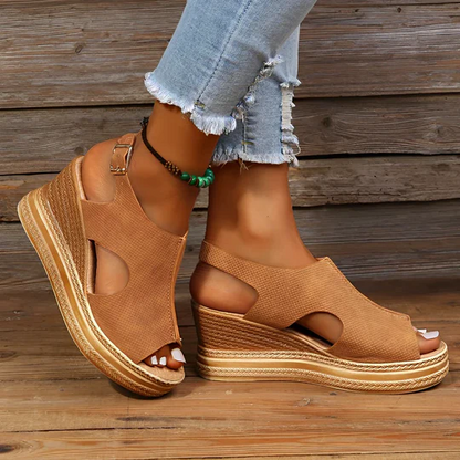 Sandalias de cuña para mujer