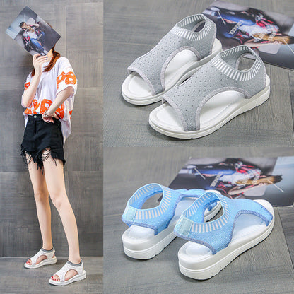 Open Teen Flats Sandalias Roma Mujer