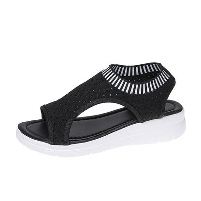 Open Teen Flats Sandalias Roma Mujer