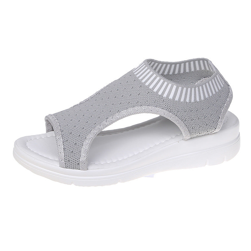 Open Teen Flats Sandalias Roma Mujer