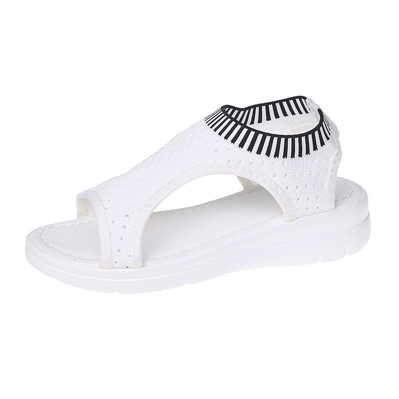 Open Teen Flats Sandalias Roma Mujer