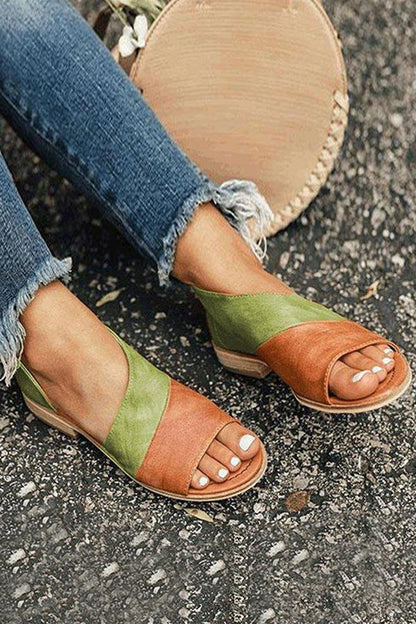 Sandalias de dedo abiertas para mujer