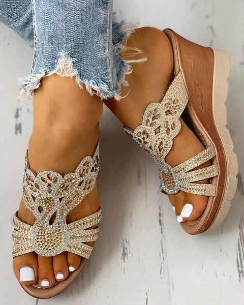 Sandalias de plataforma para mujer