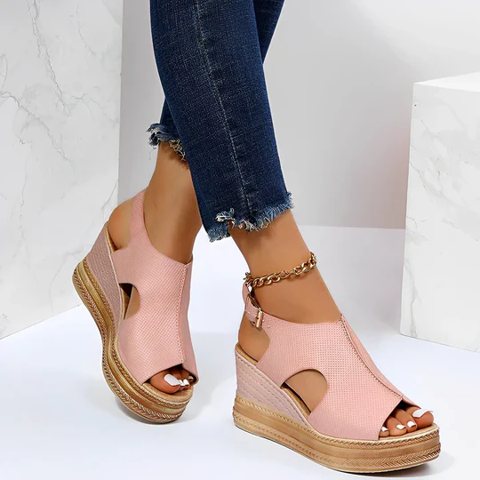 Sandalias de cuña para mujer