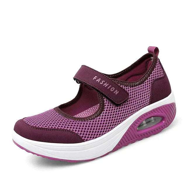 Zapatillas casual de malla transpirable para mujer