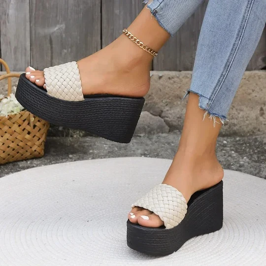 Sandalias de cuña para mujer