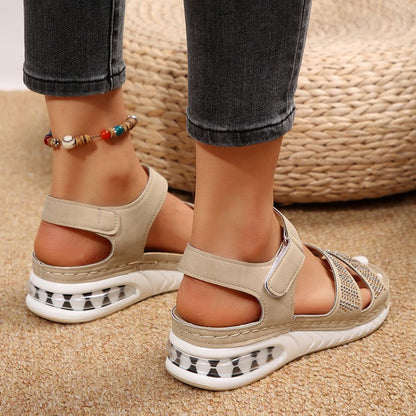 Sandalias de cuña cómodas para caminar en verano