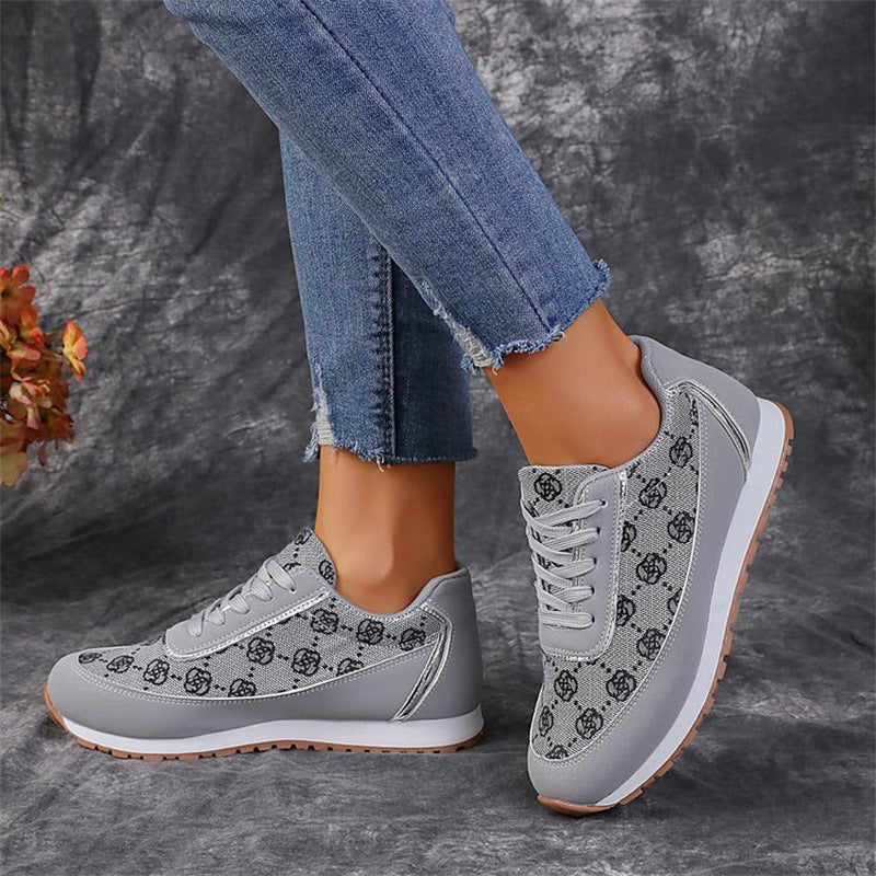 Zapatillas con cordones para mujer