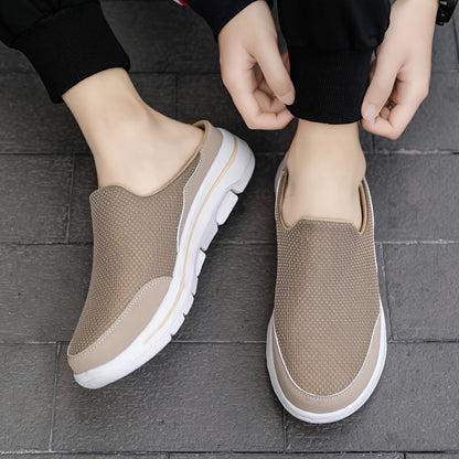 Calzado cómodo y transpirable para hombres Zapatillas de verano tipo mocasín con plataforma Zapatos casuales