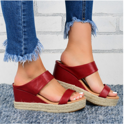 Sandalias de plataforma de verano para mujer