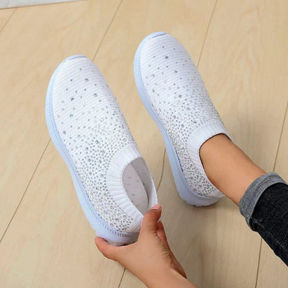 Vulcanised Shoes Sneakers Women's Trainers Sneakers de punto Women's Slip-on