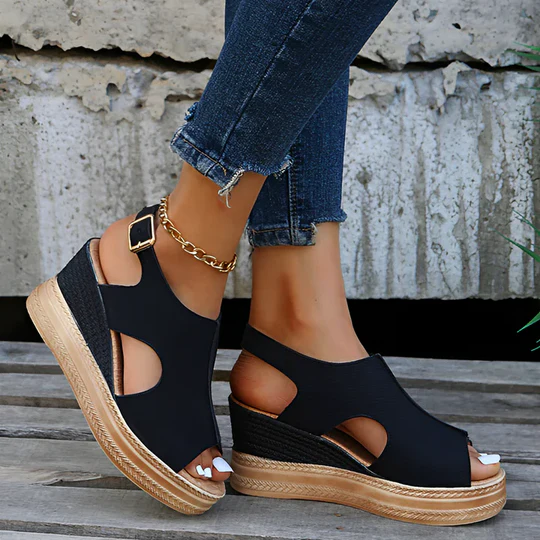 Sandalias de cuña para mujer