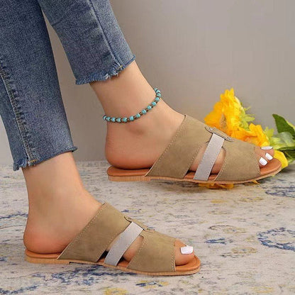 Sandalias de dedo abiertas para mujer