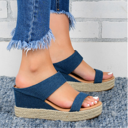 Sandalias de plataforma de verano para mujer