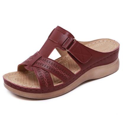 Sandalias de piel premium para mujer