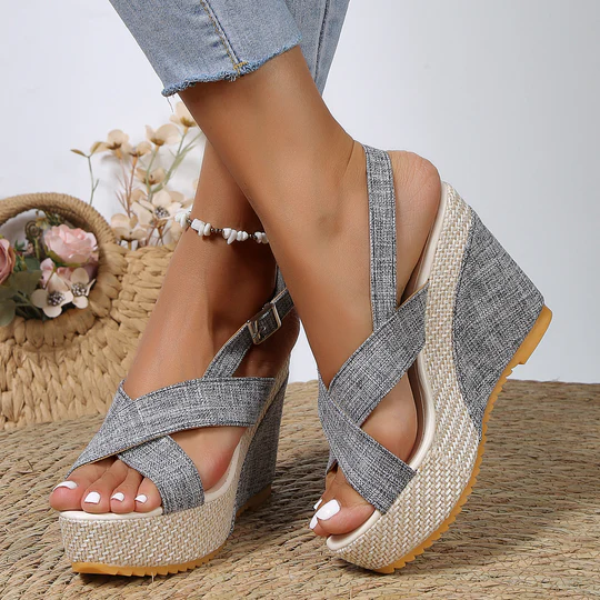 Sandalias de cuña para mujer