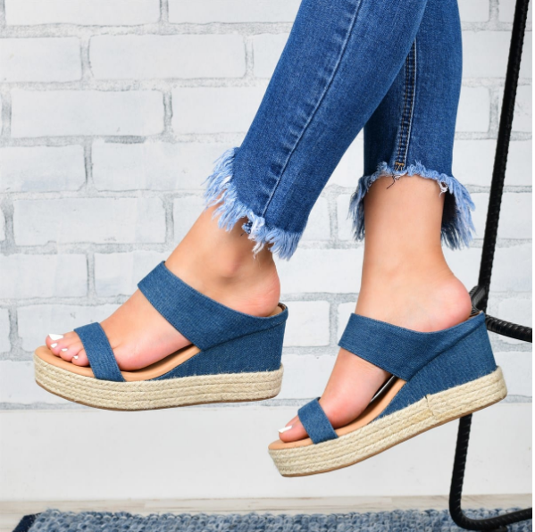 Sandalias de plataforma de verano para mujer