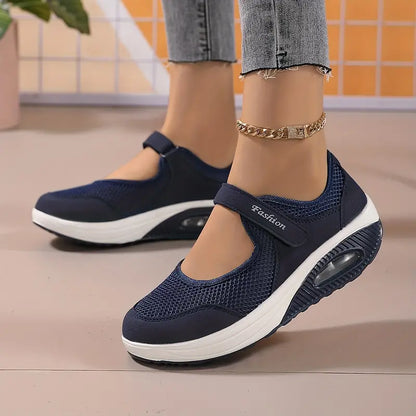 Zapatillas casual de malla transpirable para mujer