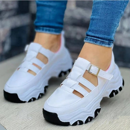 Zapatillas con suela de amortiguación para mujer