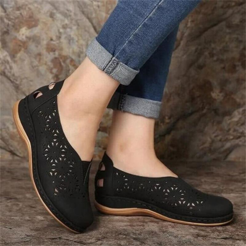 Sandalias huecas transpirables para mujer