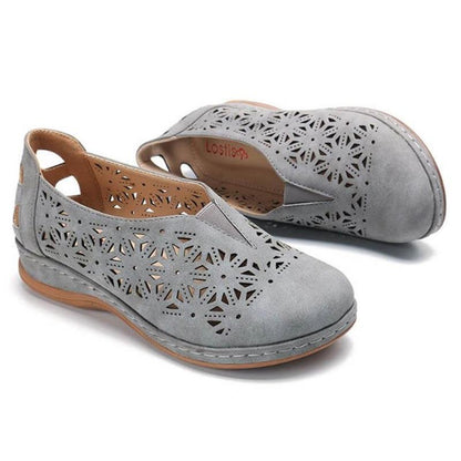 Sandalias huecas transpirables para mujer