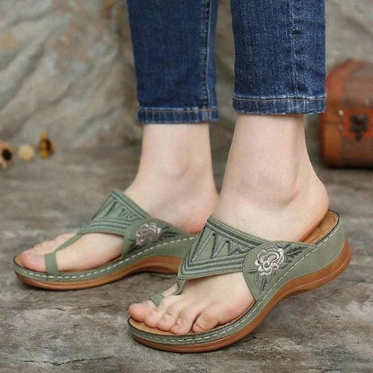 Sandalias de cuña para mujer