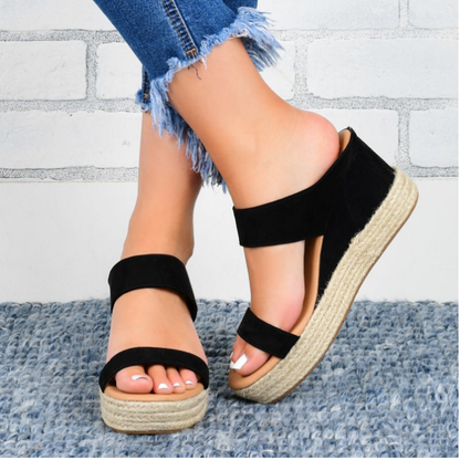 Sandalias de plataforma de verano para mujer