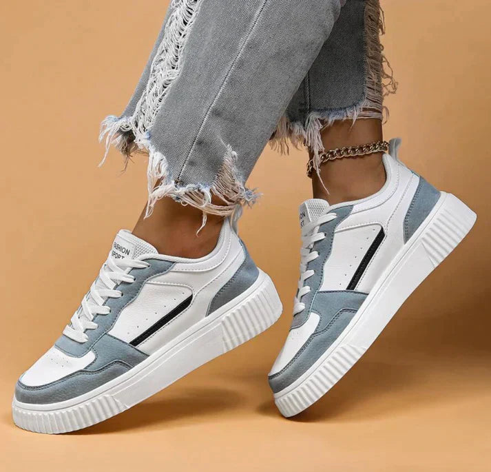 Sneakers Casual Colorblock Mujer