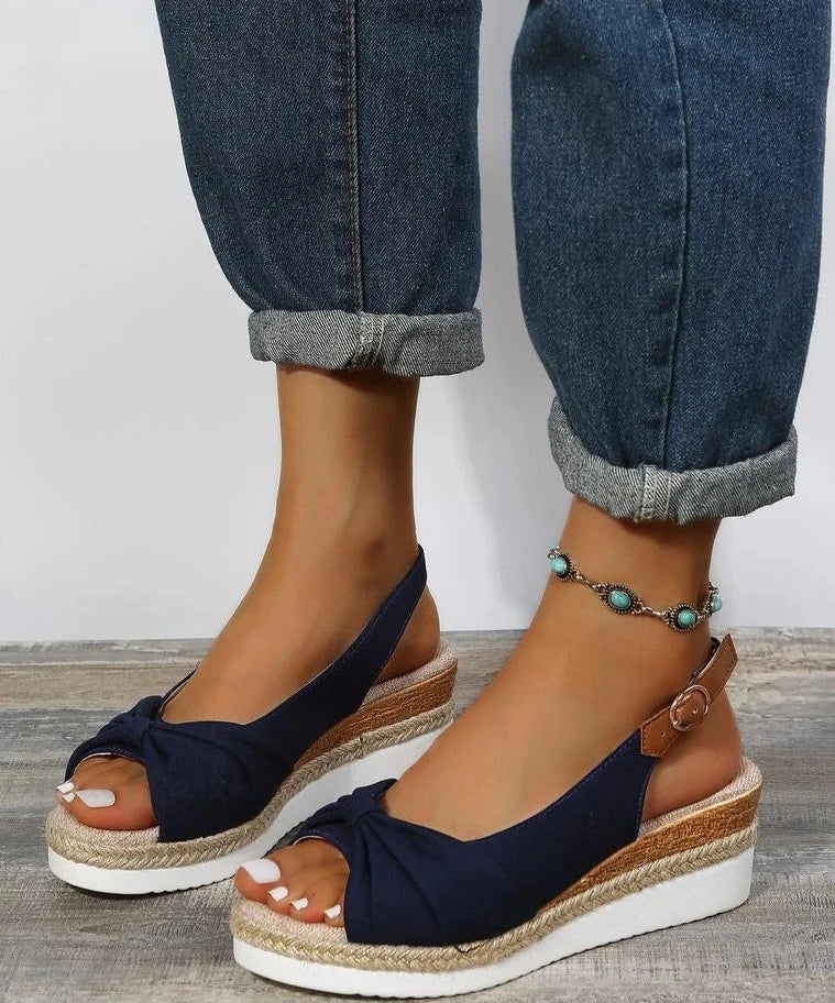 Sandalias de cuña para mujer