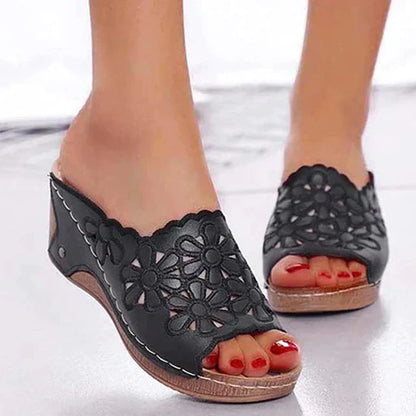 Sandalias de cuña para mujer