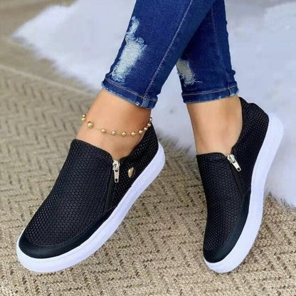 Mujeres Comfy Slip On Flat Zapatos para caminar