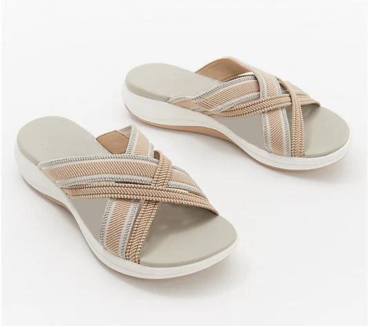 Sandalias de verano con tiras cruzadas