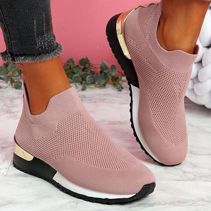 Zapatillas de deporte para mujer Slip On Classic Jogging Pumps Shoes