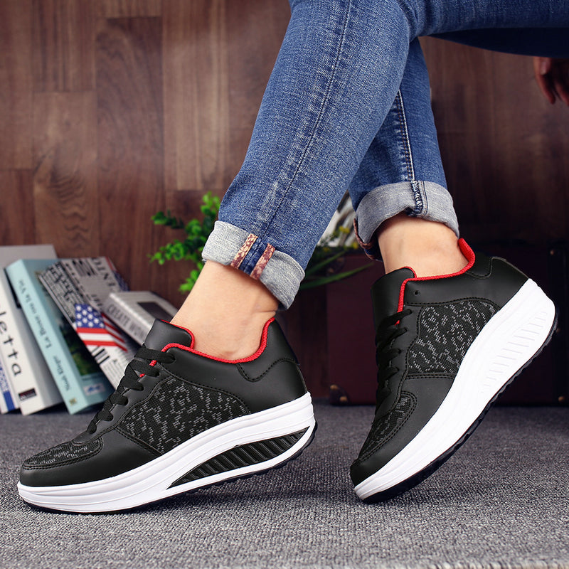 Zapatillas con plataforma swing para mujer