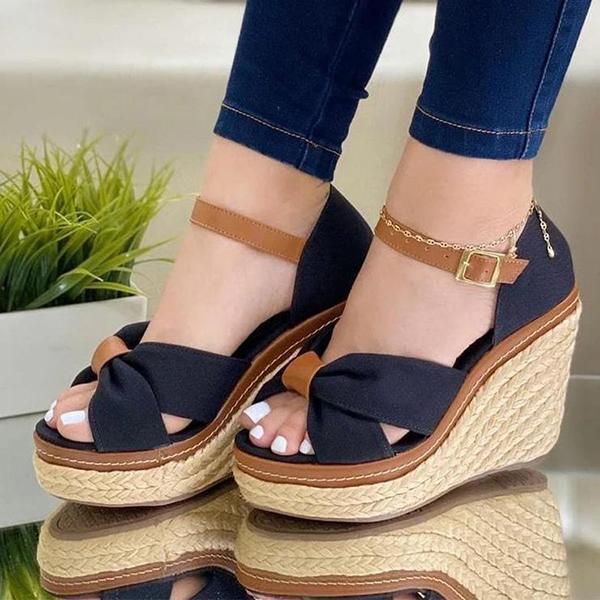 Sandalias de cuña para mujer