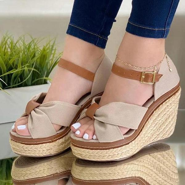 Sandalias de cuña para mujer