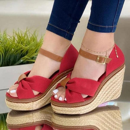 Sandalias de cuña para mujer