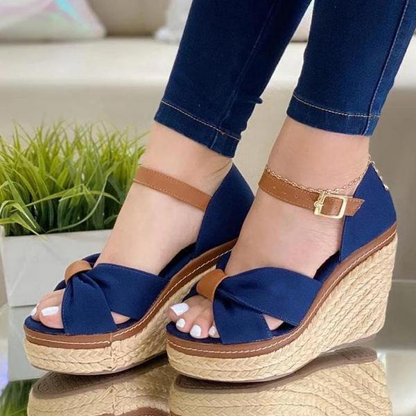 Sandalias de cuña para mujer