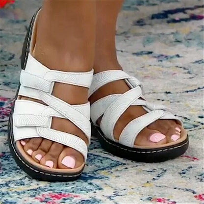 Sandalias ortopédicas con cuña