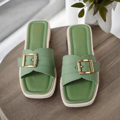 Sandalias cuadradas para mujer